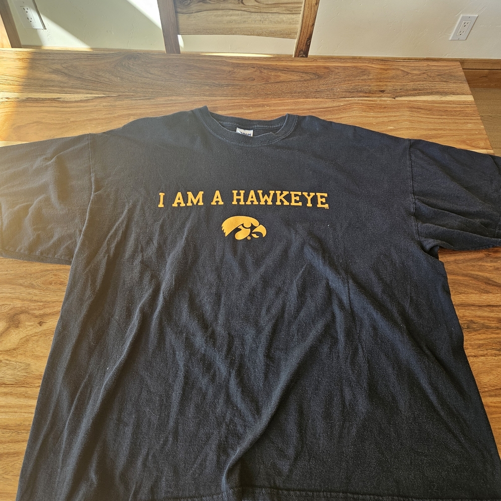Black 'I Am a Hawkeye' T-Shirt